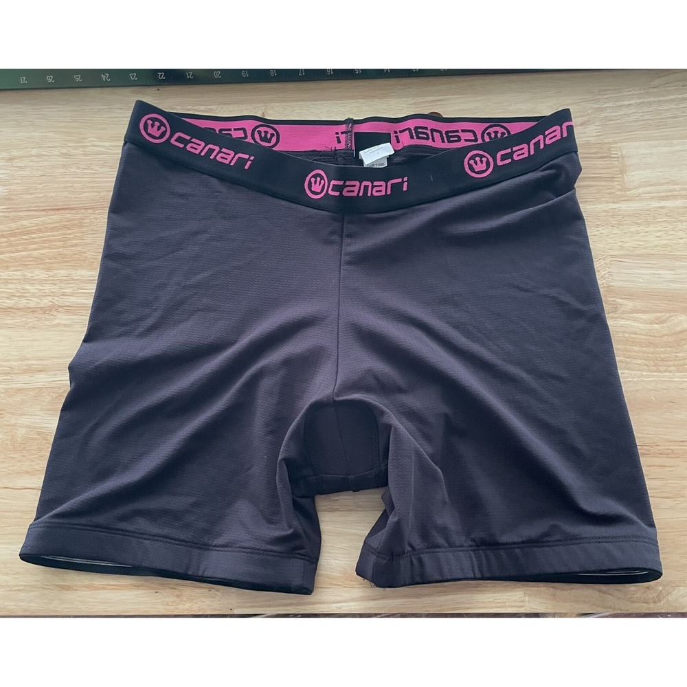 Canari Cycling Shorts Liner Padded‎ Baselayer Athletic Active Womens Large